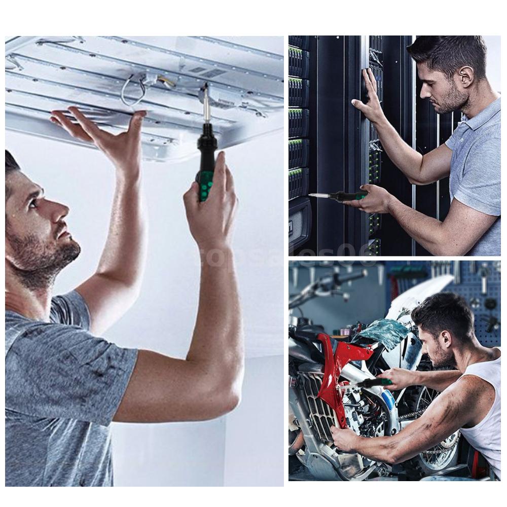 Someone doing a job with the help of the 10-in-1 Ratchet Screwdriver