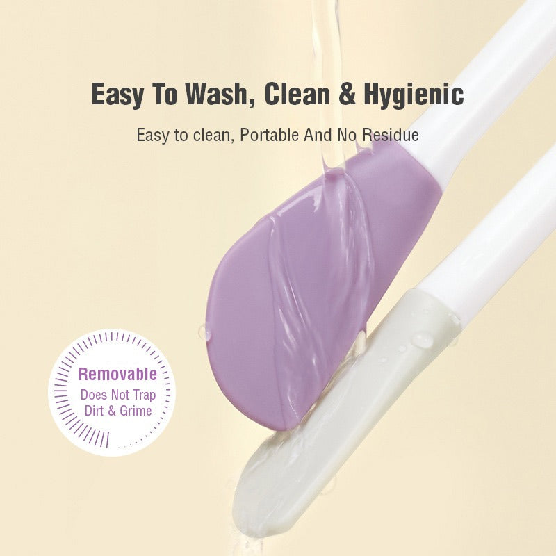 showcasing their unique characteristics of Double-Head Facial Mask Brush - Brushes for DIY Mud Masks, Cleansing, and Skincare