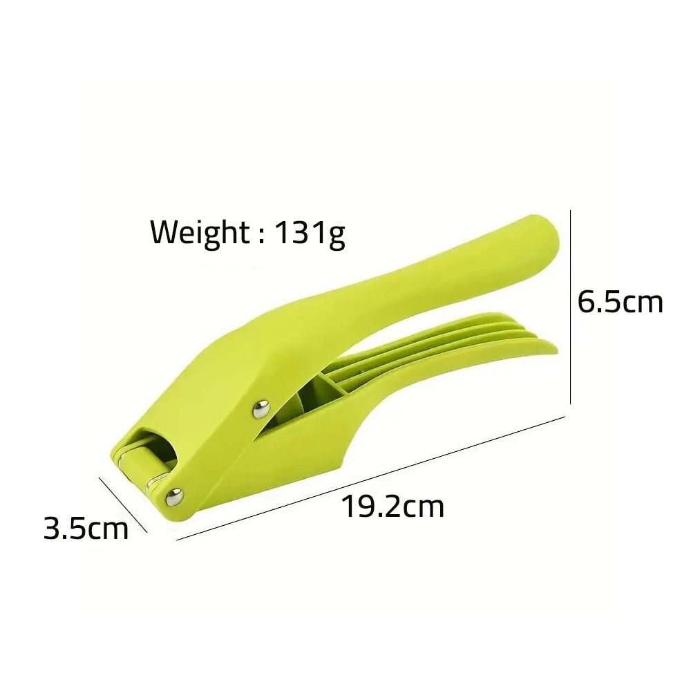 Size Of 2 in 1 Garlic Press.