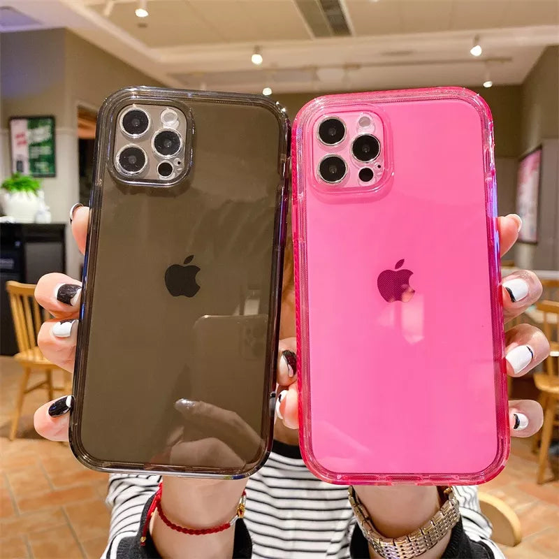 Clear Silicone Case for iPhone