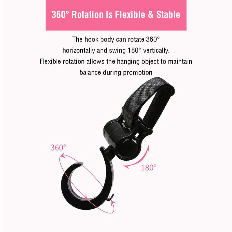 360 Degree Rotation Of Multi-purpose Hanging Hooks.