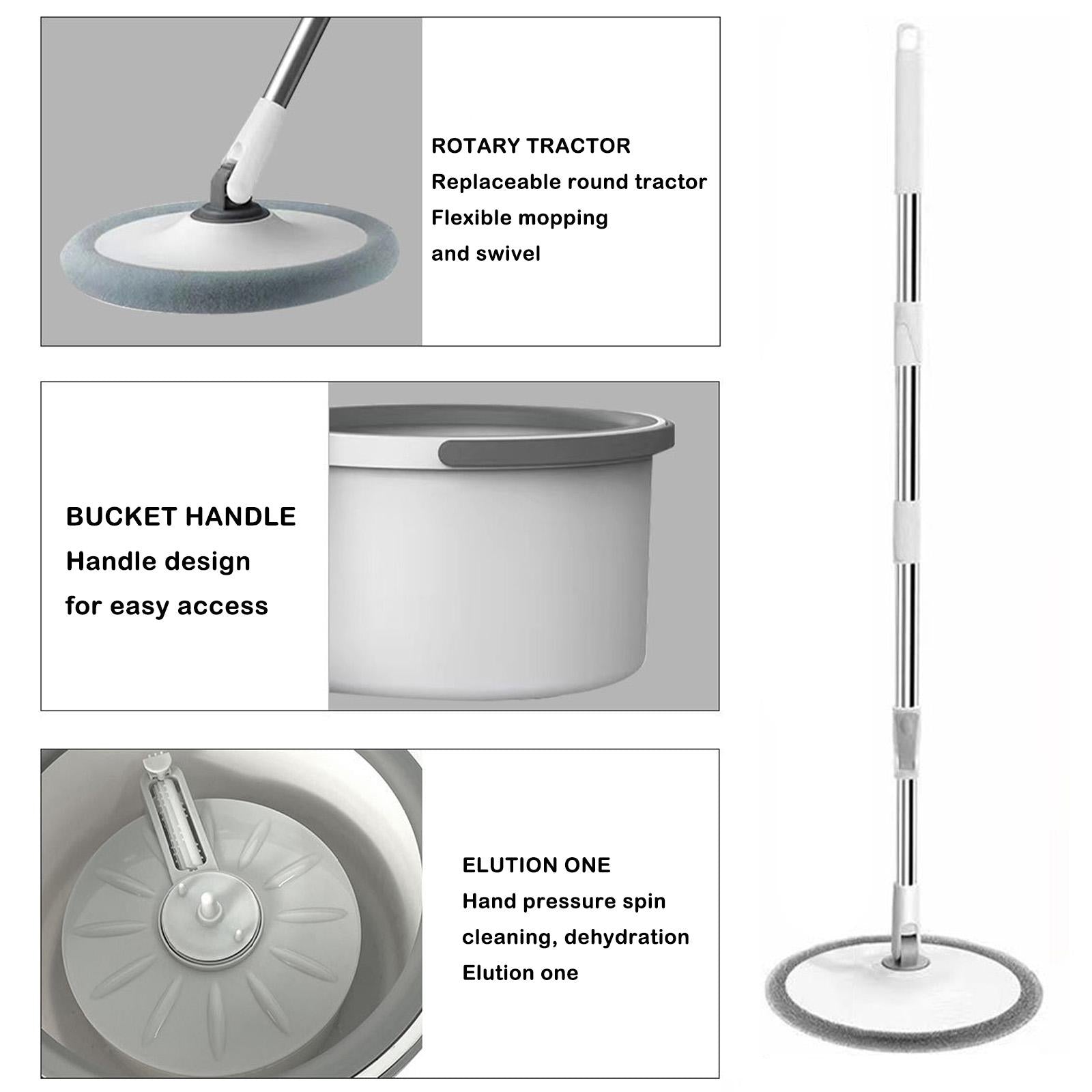 360° Spin Mop and Bucket Set with different functionality