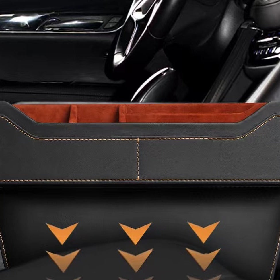 Car Seat Seam Storage Box - Car Organizer for Phone, Cards, Keys