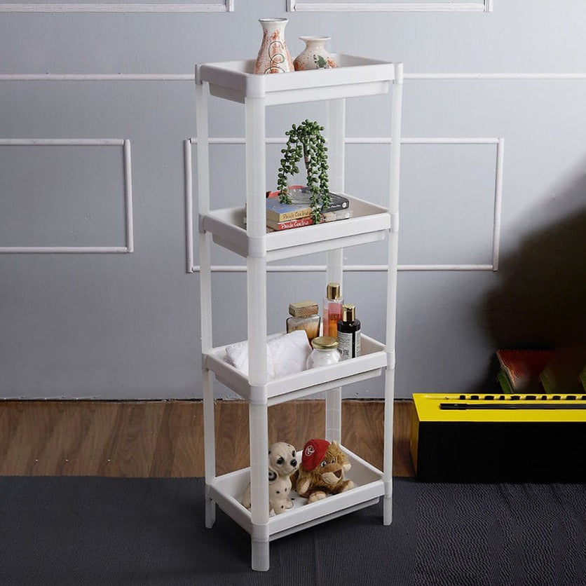 A 4- Tier Trolley Cart Stored With Different Items.