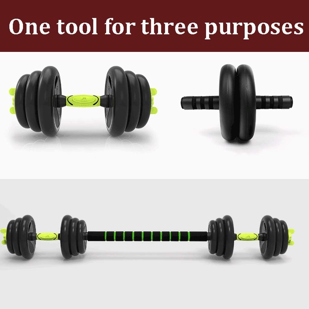 3 Different Composition Of 40Kg Adjustable Dumbbell Weight Set.