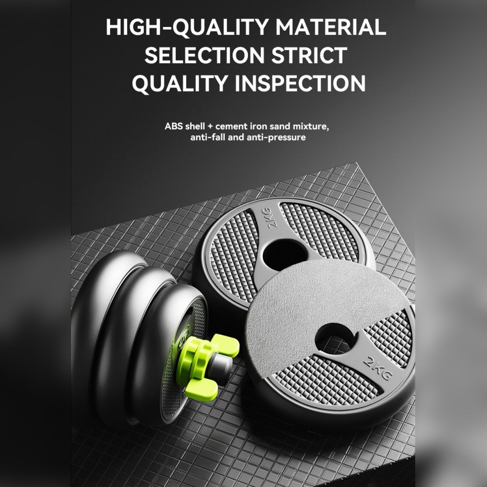 A 40Kg Adjustable Dumbbell Weight Set.