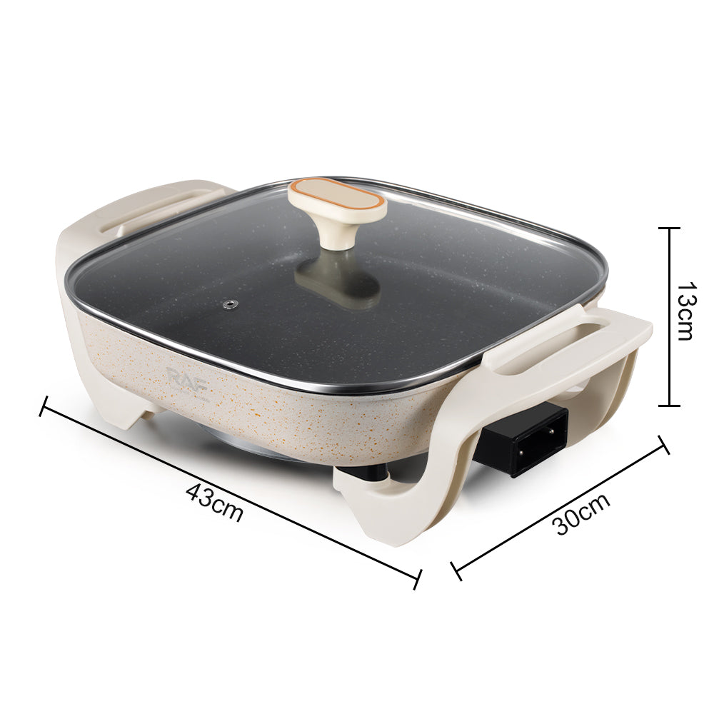 Size Of 5.0L Electric Hot Pot Pan.