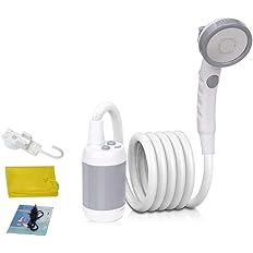 Showcasing Grey color Portable Outdoor Shower Set