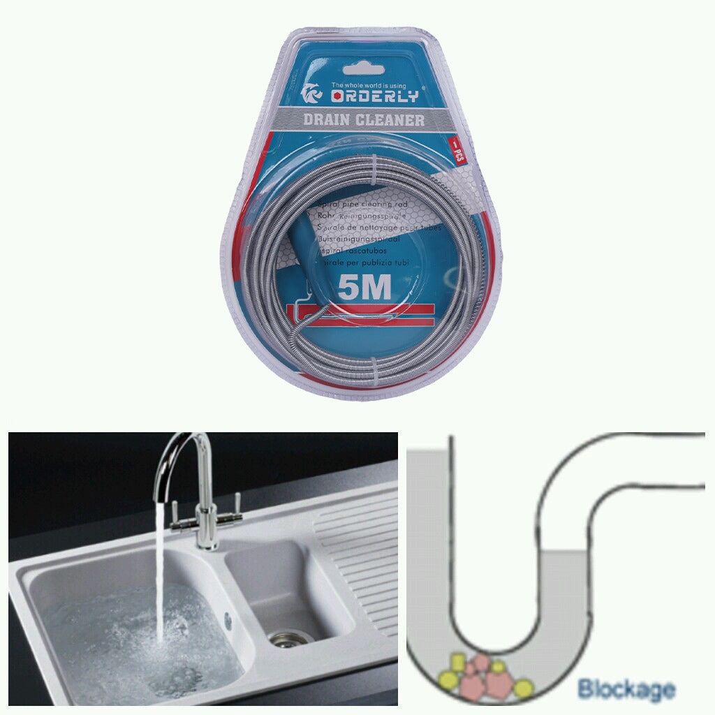 5M Drain Cleaner Spiral Tool.