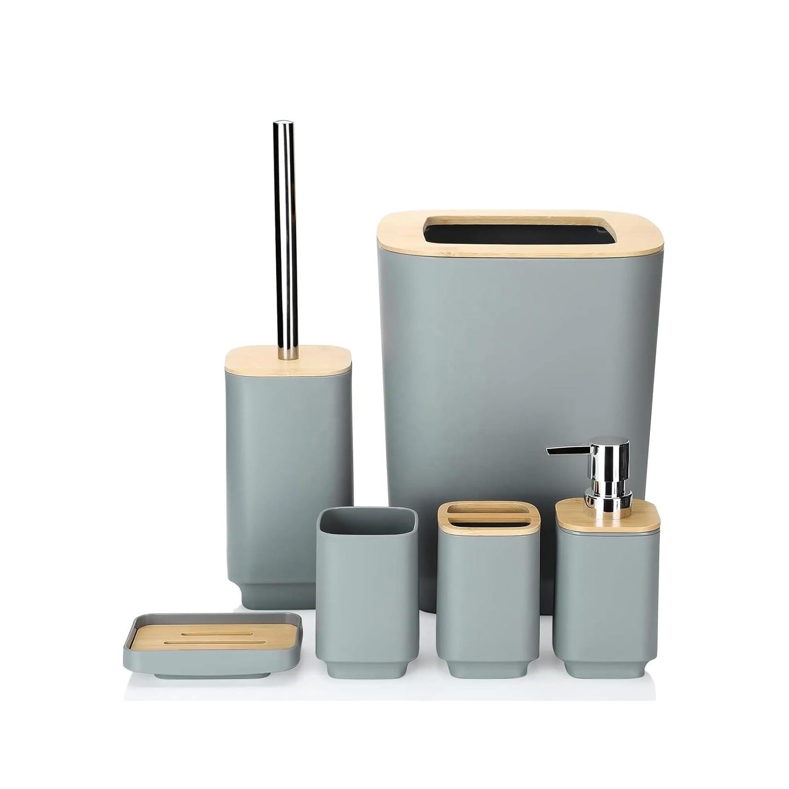 6-Pcs Bathroom Accessories Set.
