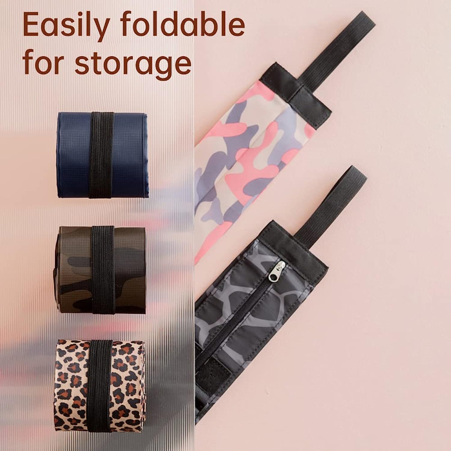 Reusable Foldable Shopping Bag, easy to fold and store