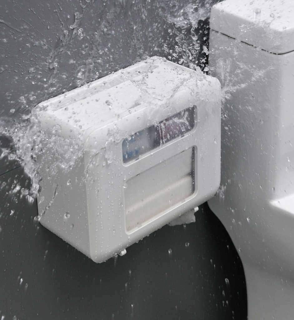 Wall Mounted Waterproof Double Layer Toilet Paper Dispenser