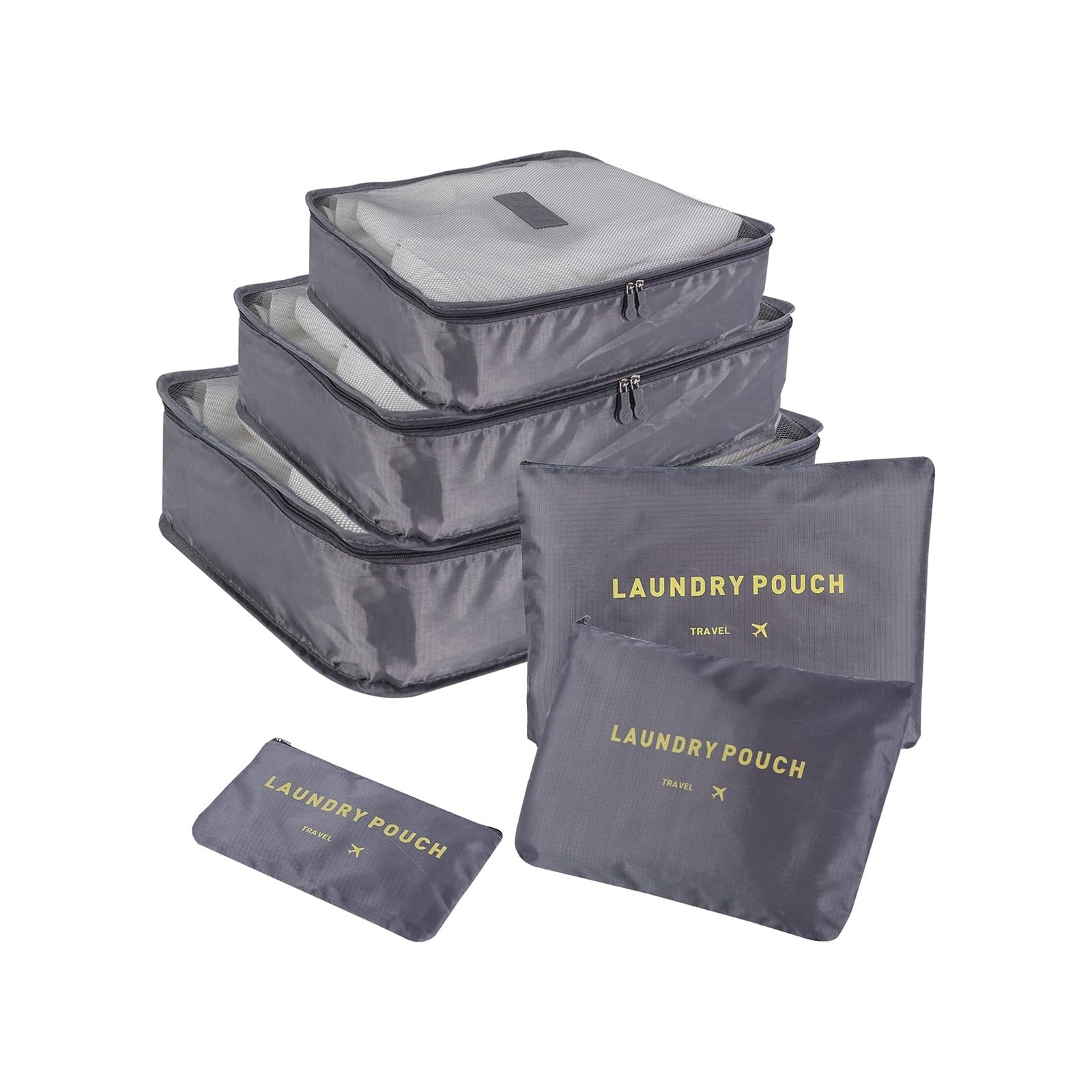 6 Pcs Travel Organizer Bags.