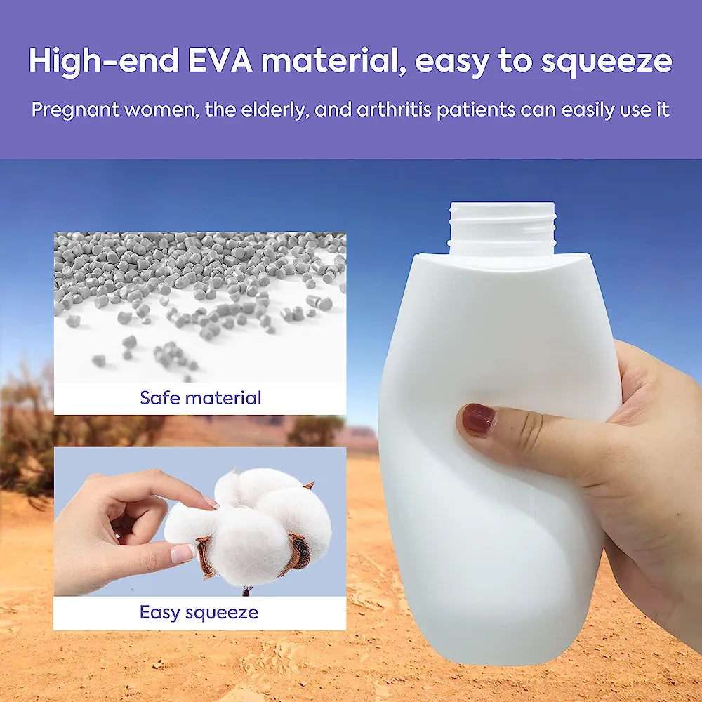 some one pressing Portable Travel Bidet Bottle