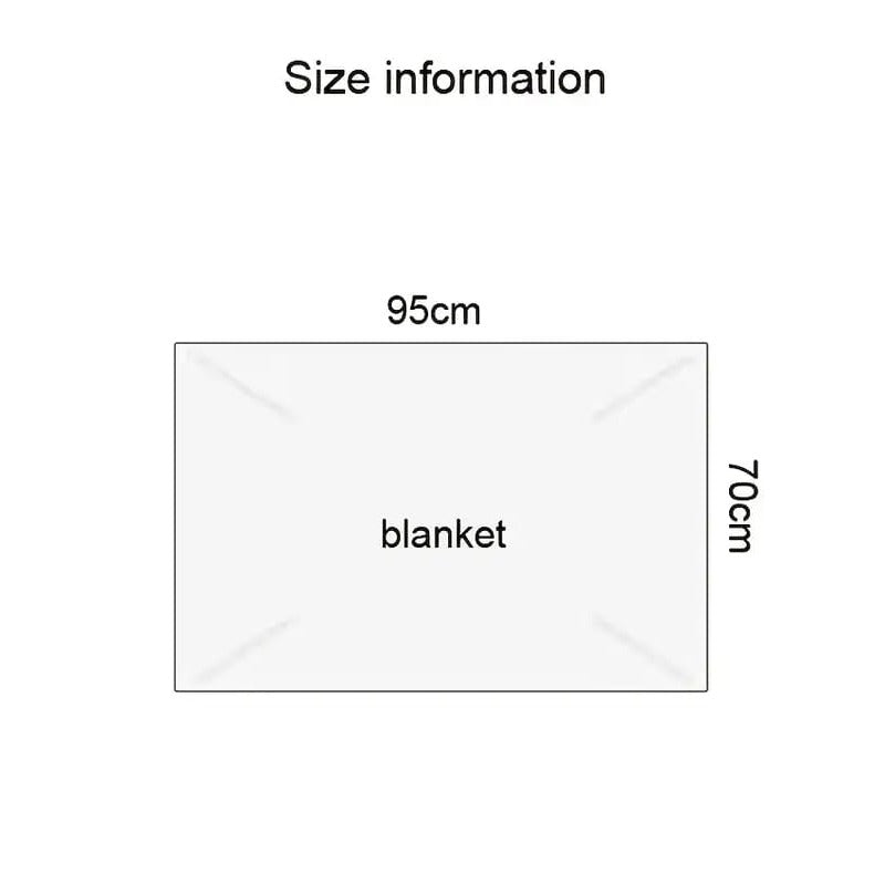Size Of A Baby is Sleeping On the Super Soft Newborn Baby Swaddle Blanket.