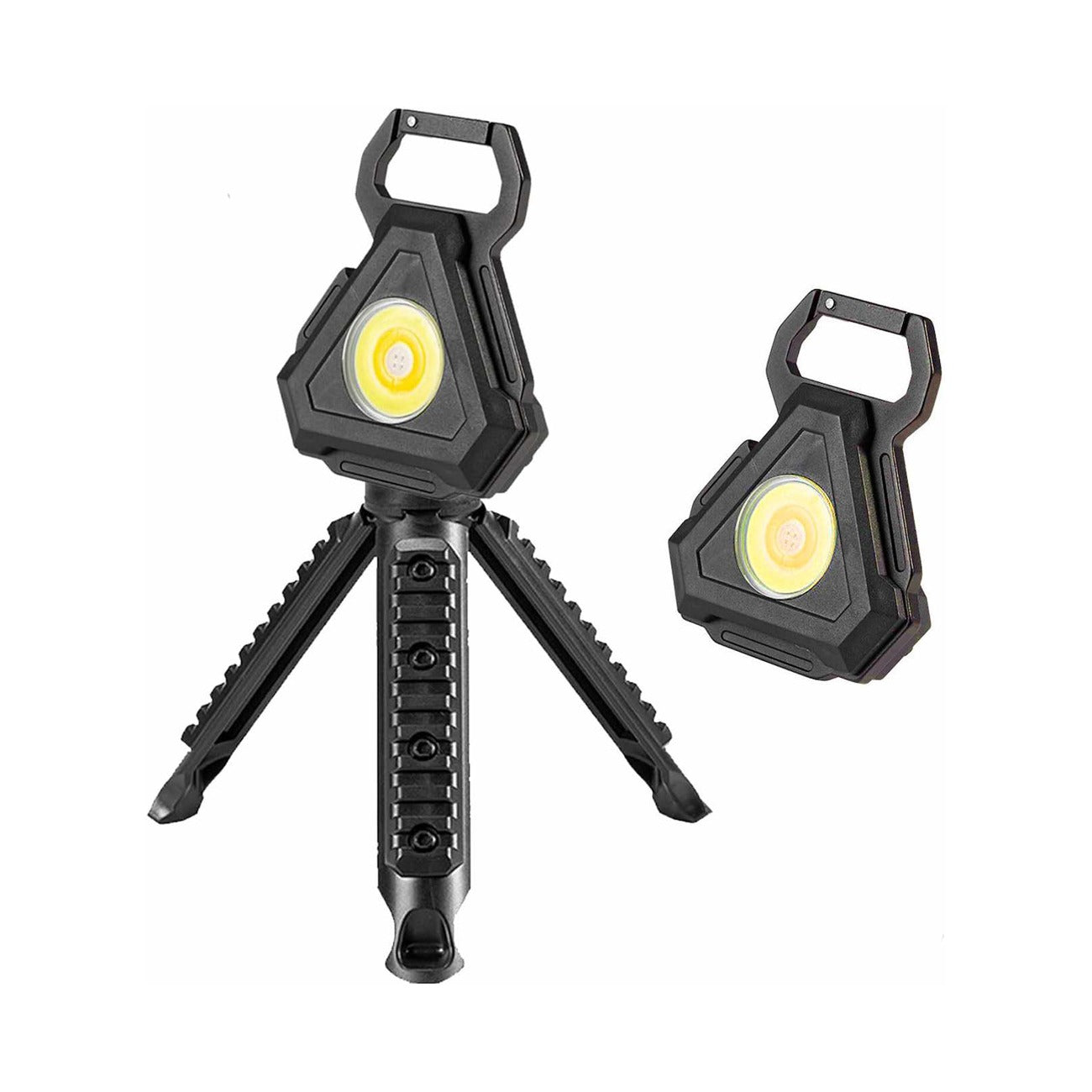 A COB Rechargeable Keychain Pocket Light.