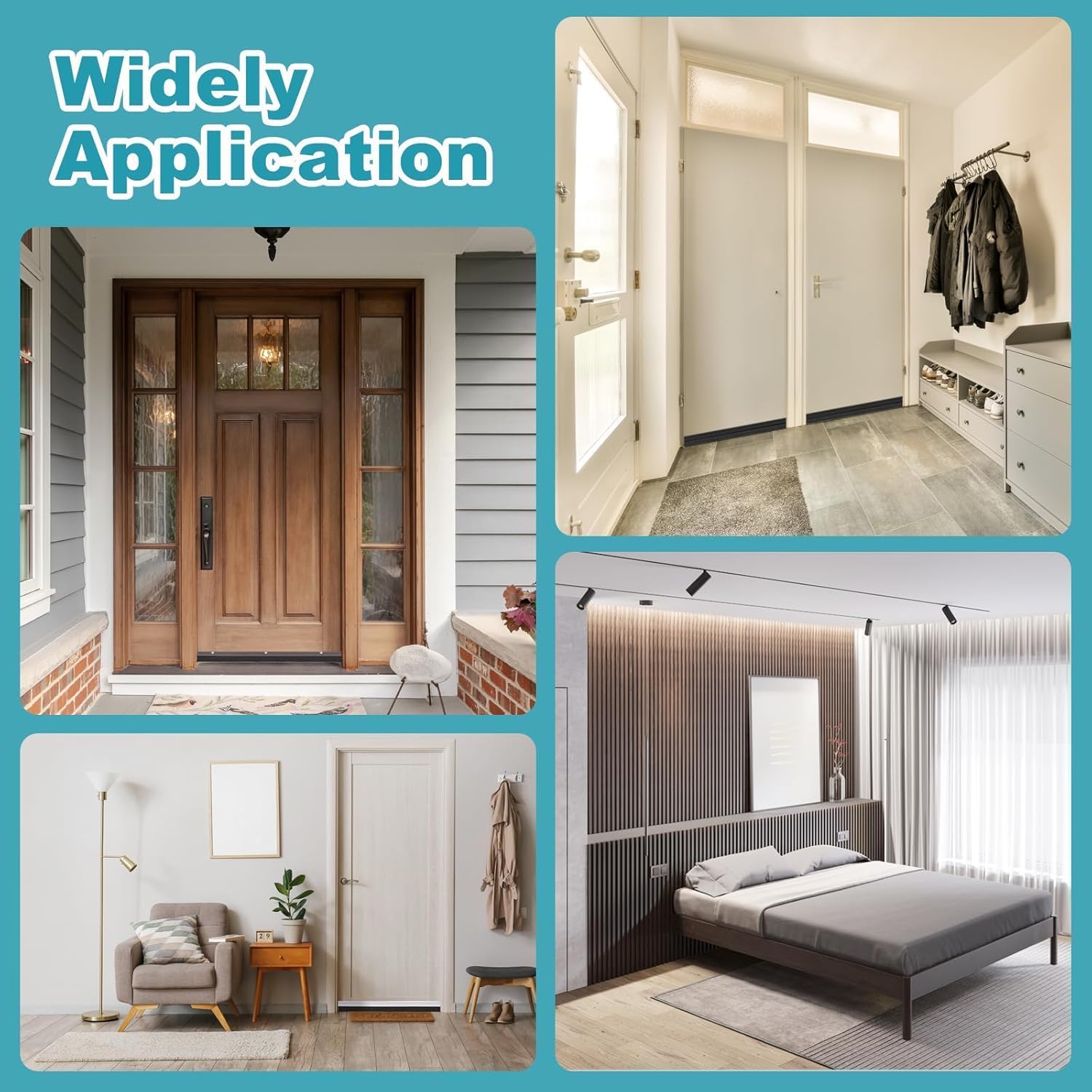 Application Of Door Draft Stopper.