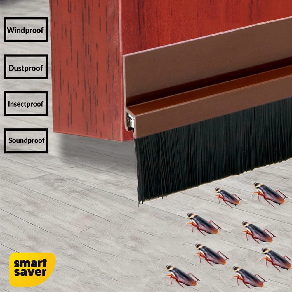 A Door Draft Stopper is Installed On a Door.