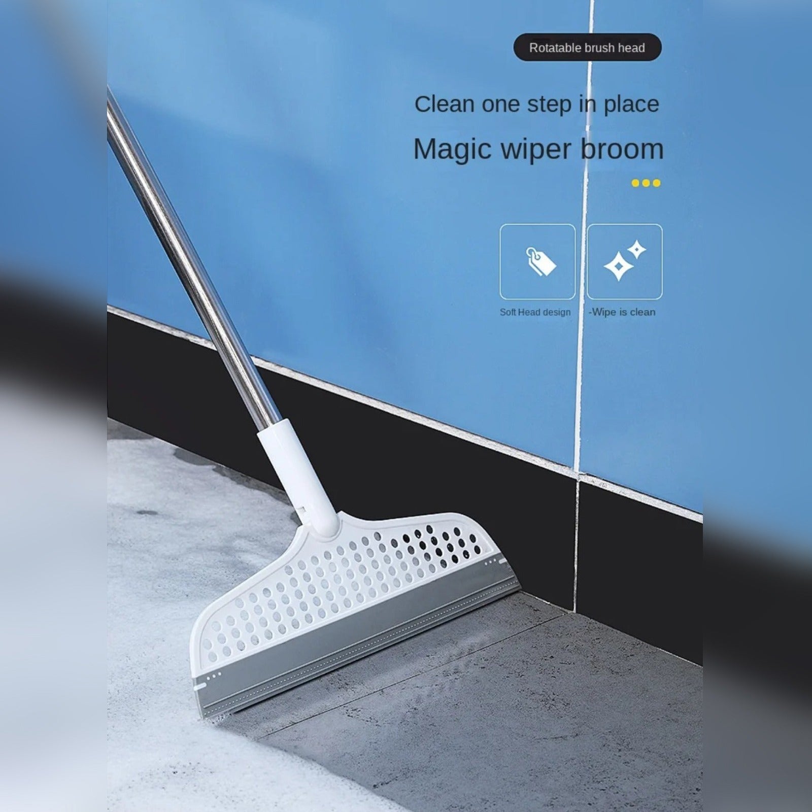 A Floor Wiper Mop is Used to Clean Floor.