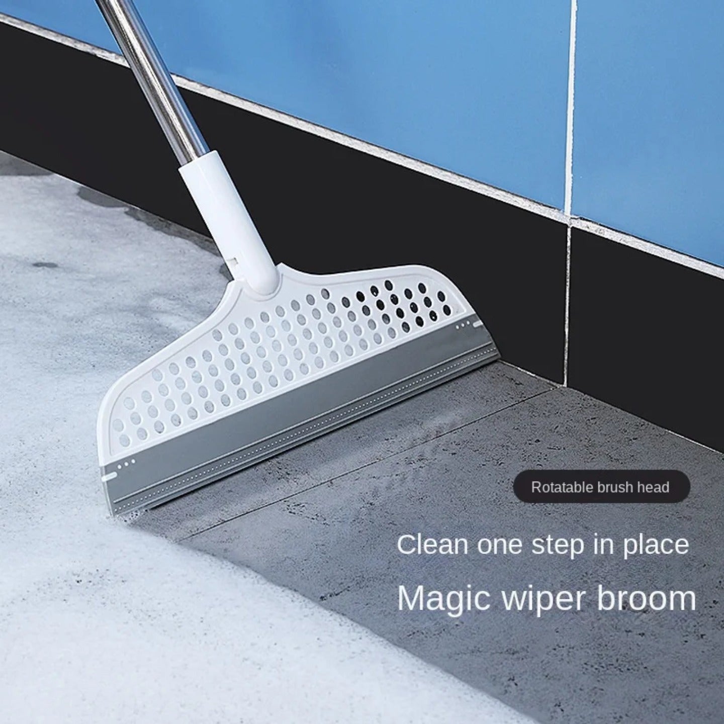 A Floor Wiper Mop is Used to Clean Floor.