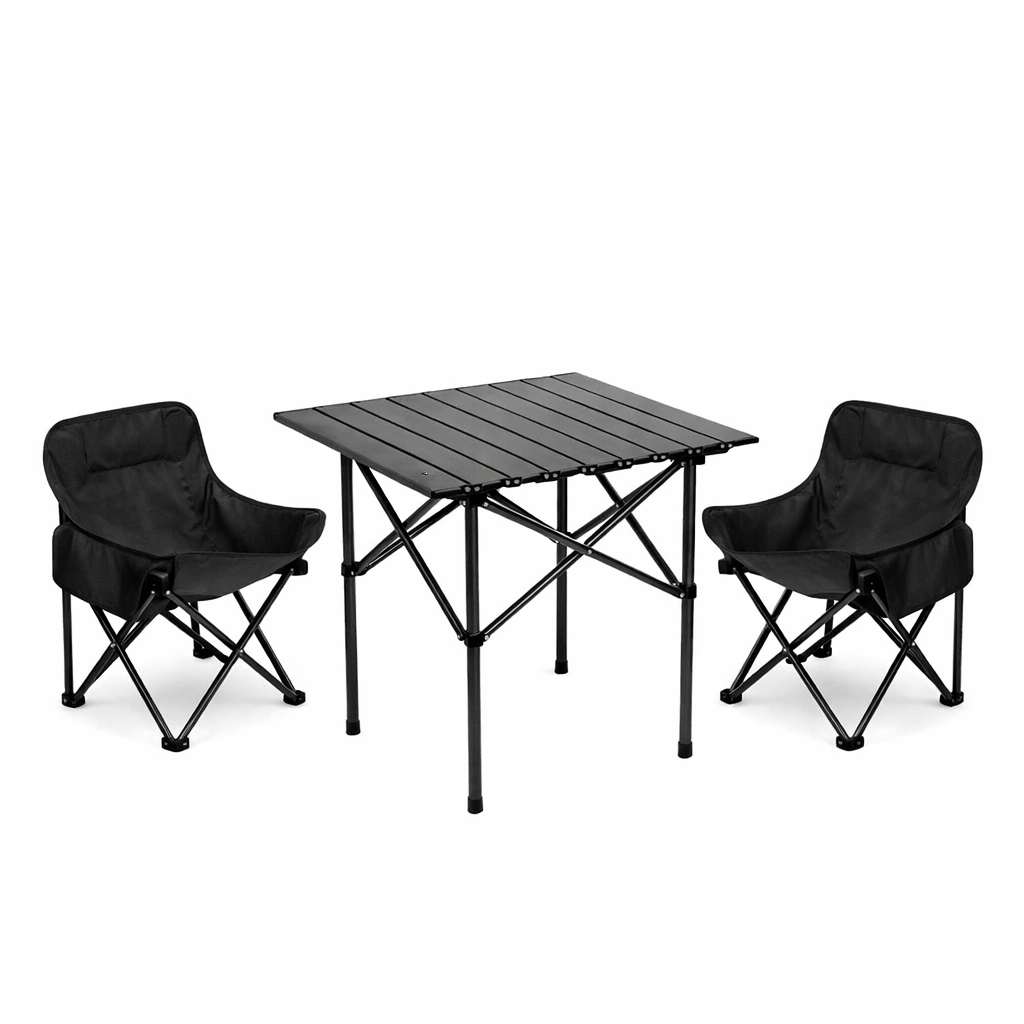 A Portable Folding Camping Table & Chair Set.