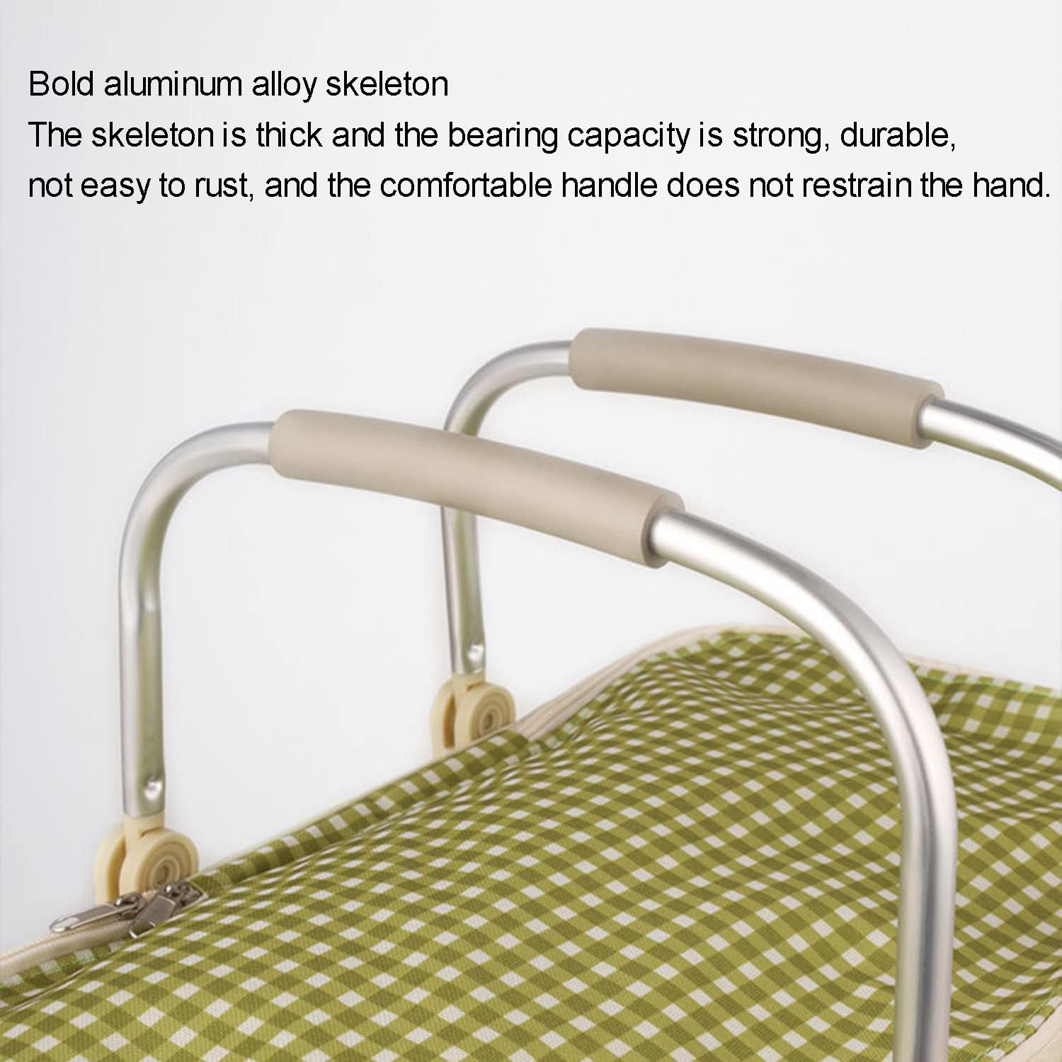 Handle Of a Portable Picnic Basket.