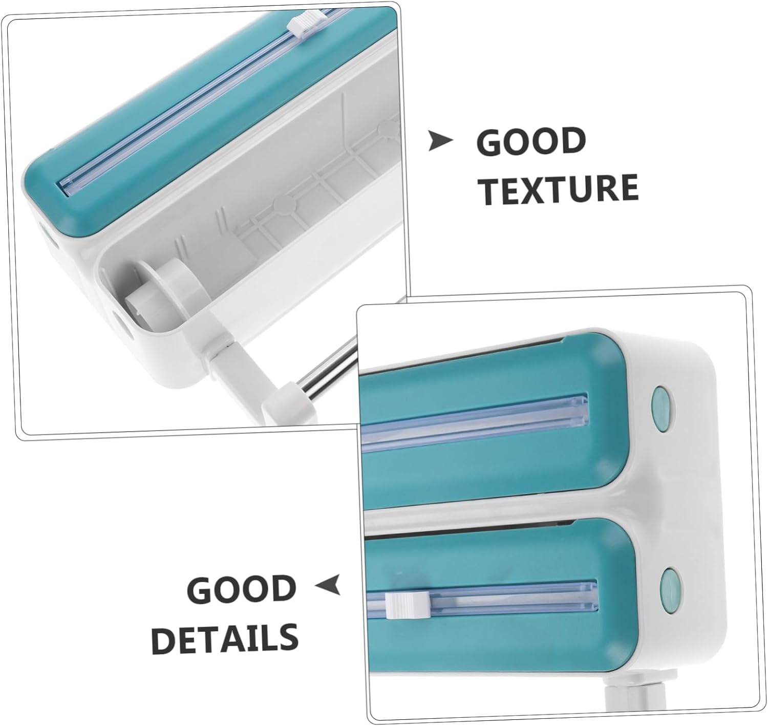 Parts Details of wall-mounted triple paper dispenser.