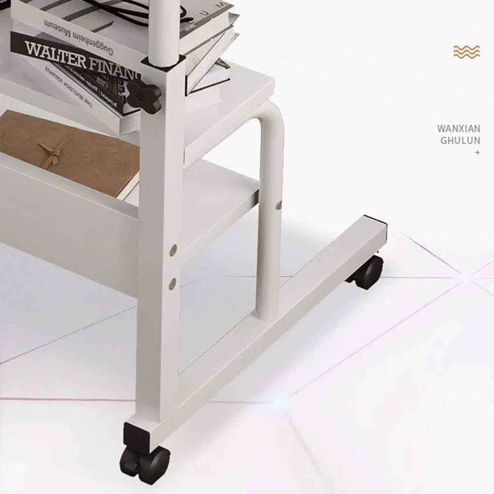 Base Of Adjustable Laptop Computer Desk with Bottom Shelf.