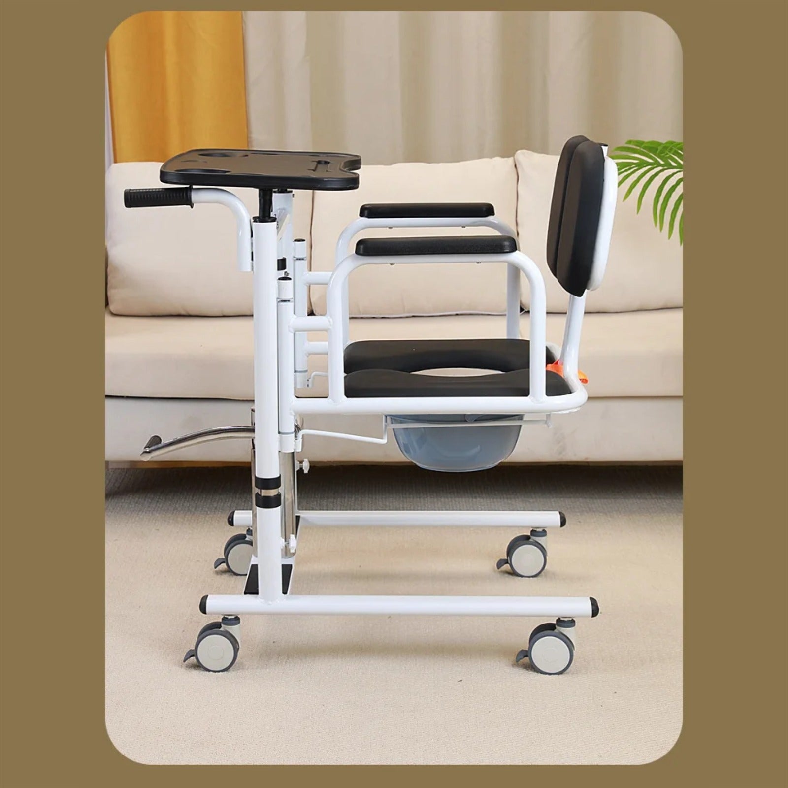 Adjustable Patient Lift Transfer Chair.