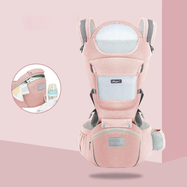 All-Position Baby Carrier in pink color