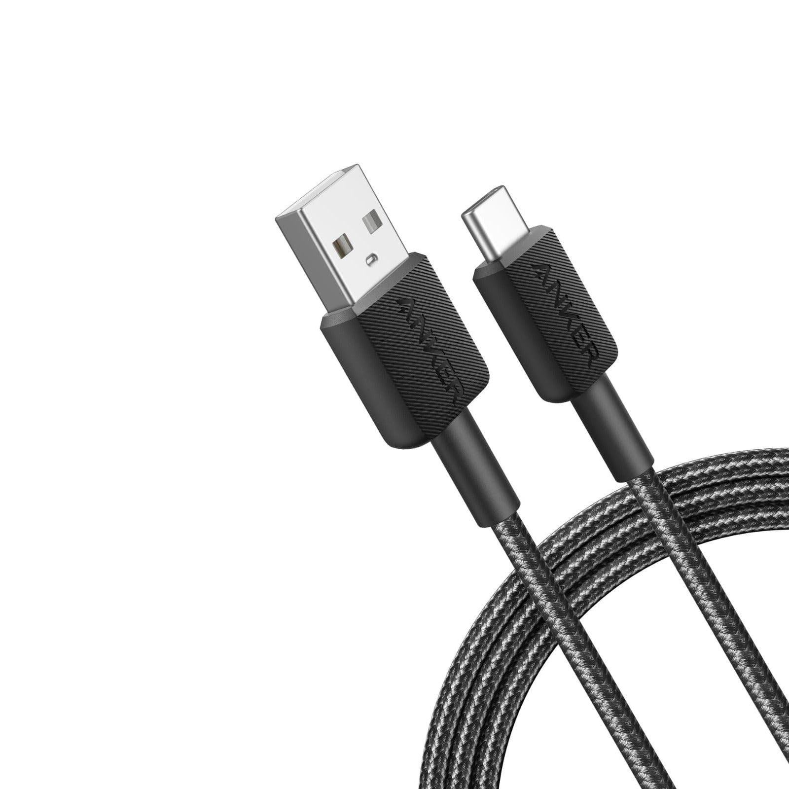 Anker 322 USB-A to USB-C Cable in black color