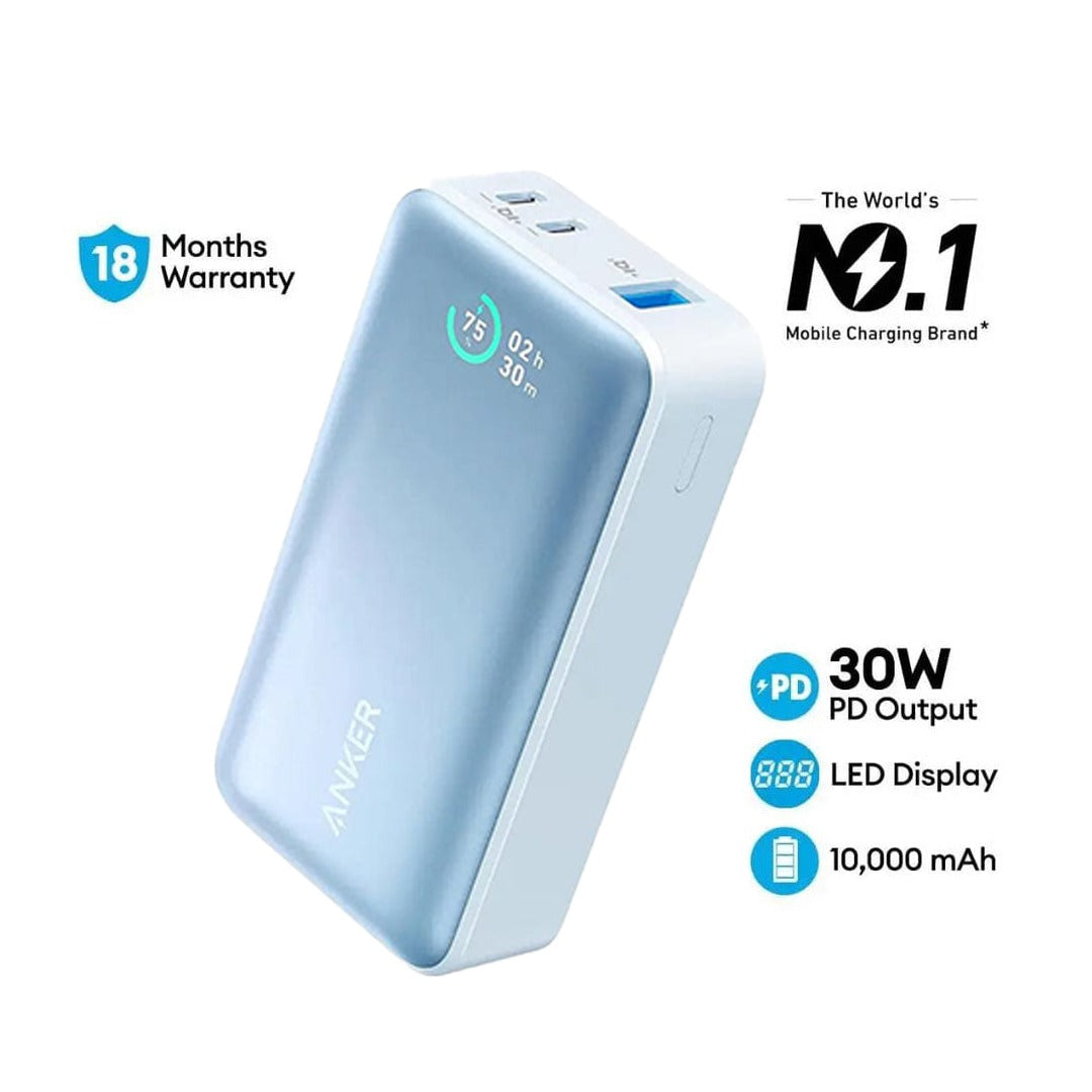 Anker Ultra-Compact Power Bank (10,000mAh, 30W) -A1256H31
