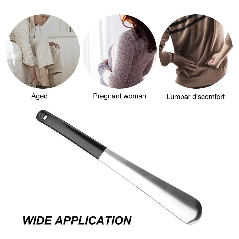 Application Of Stainless Steel Ergonomic Shoe Puller.