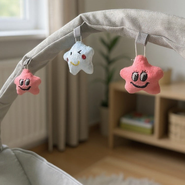 Hanging Stars Of Baby Diaper Changing Station.