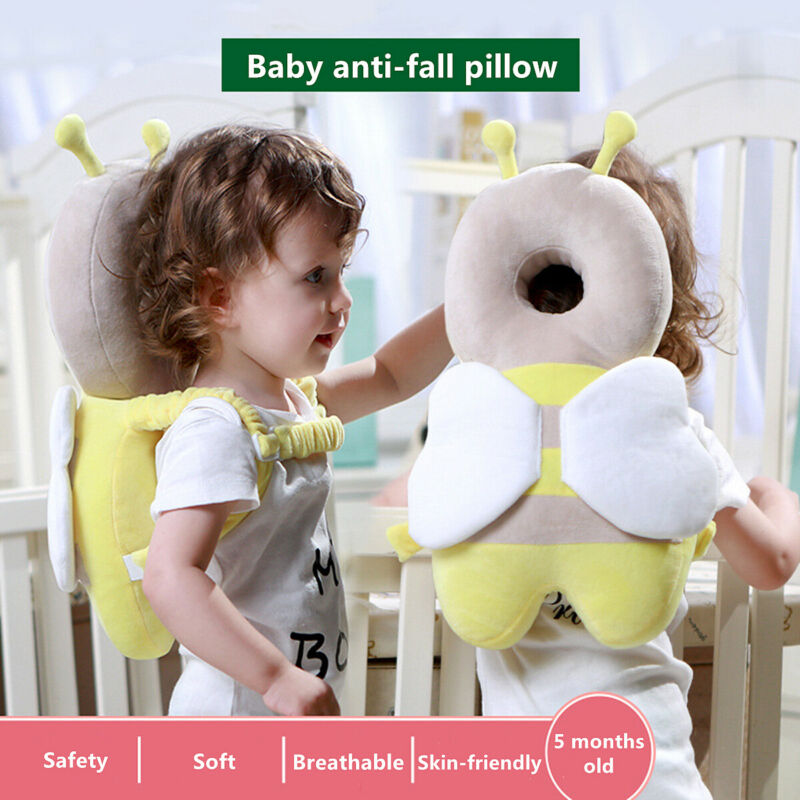 Babies are Wearring Baby Head Protector Pillow.