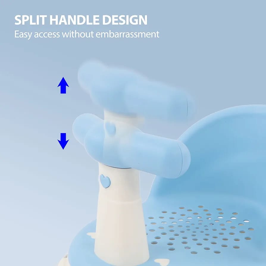 Handle Design of Baby Shower Chair.