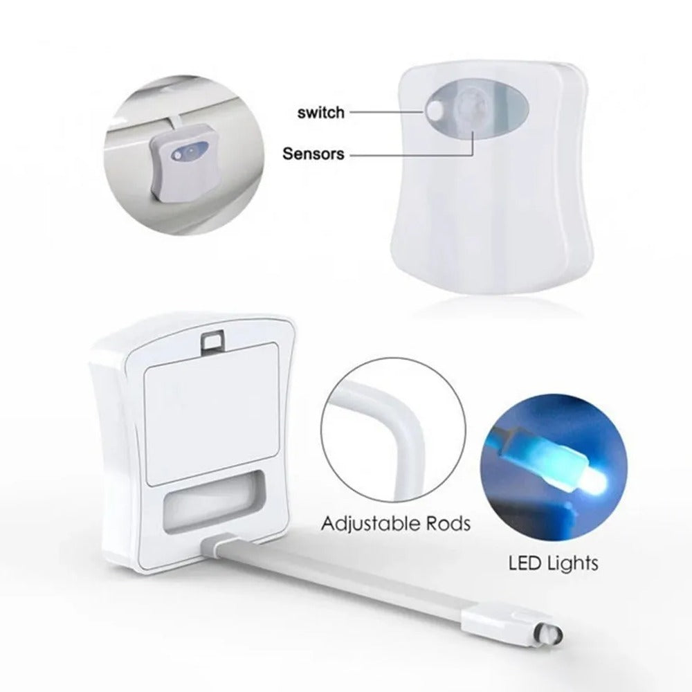 Parts of Toilet Night Lamp.