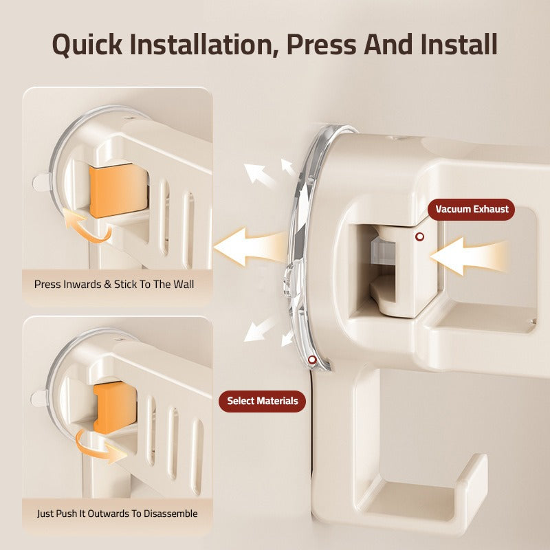 Installation Method Of a Bathroom shelf rack.