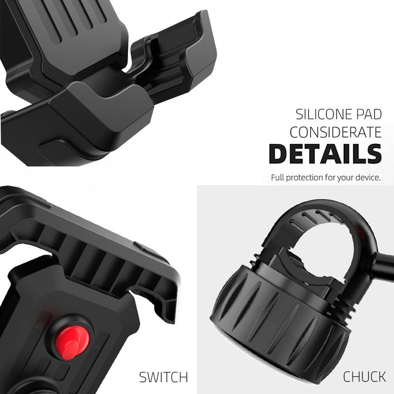 Design Details Of Bike Mobile Phone Holder.