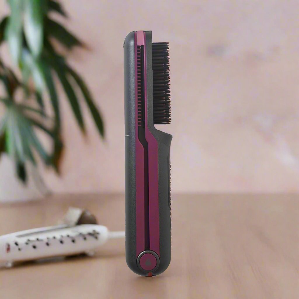 Cordless Hair Straightener Brush.