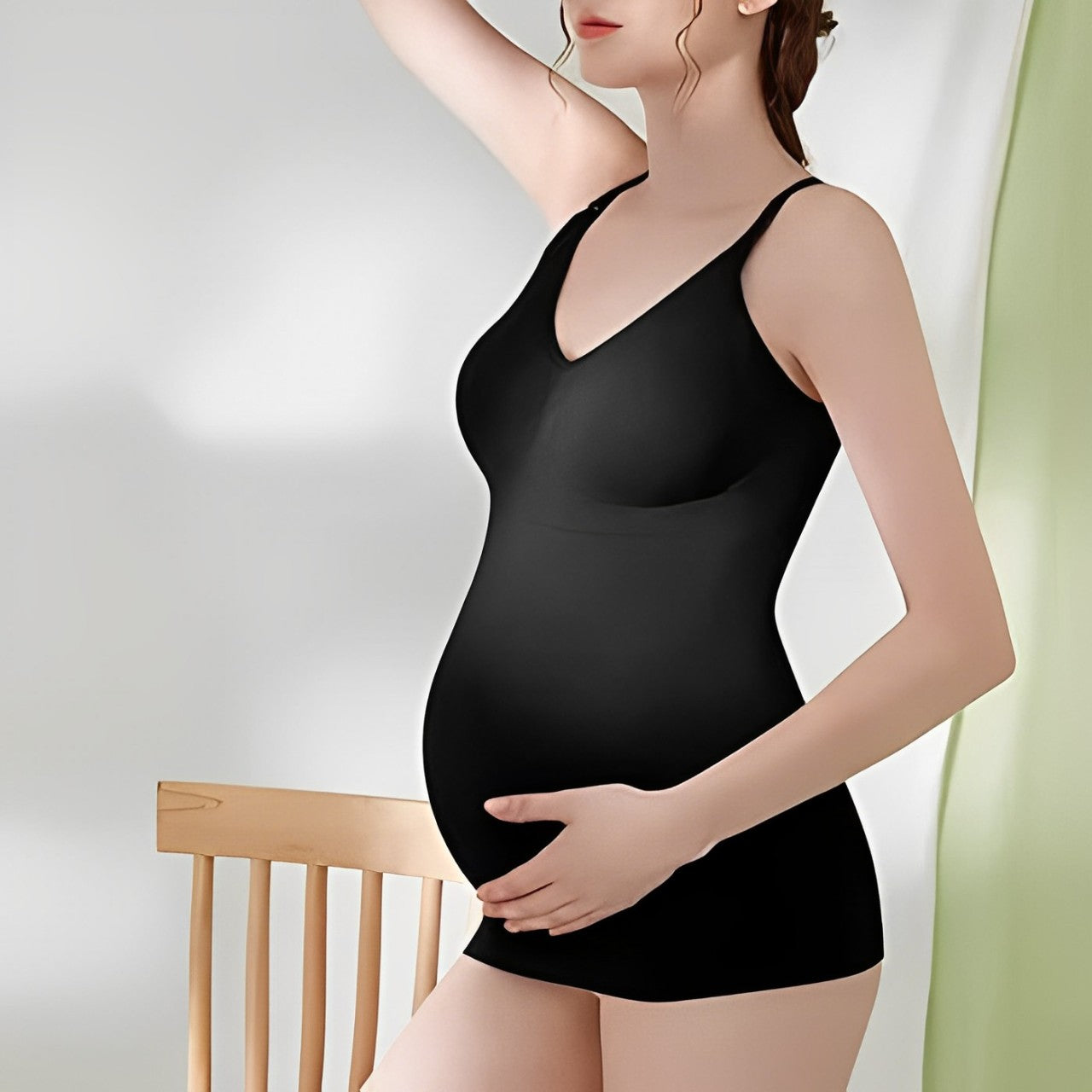 Womens Nursing Tank Tops Black Color