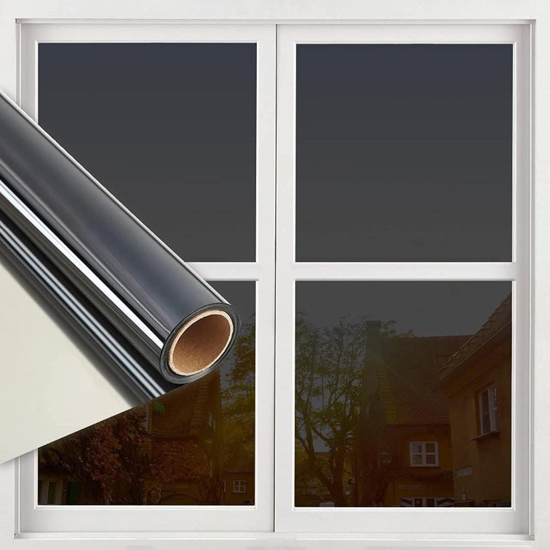Black Window Privacy Tint Film.