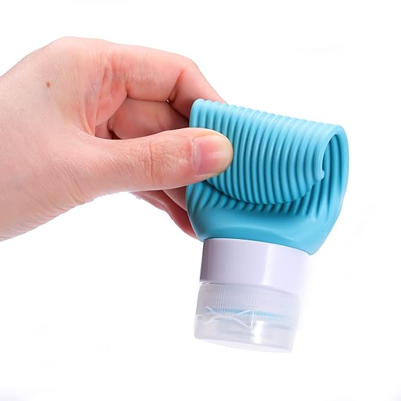 Flexibility of Travel Toiletry Bottle.