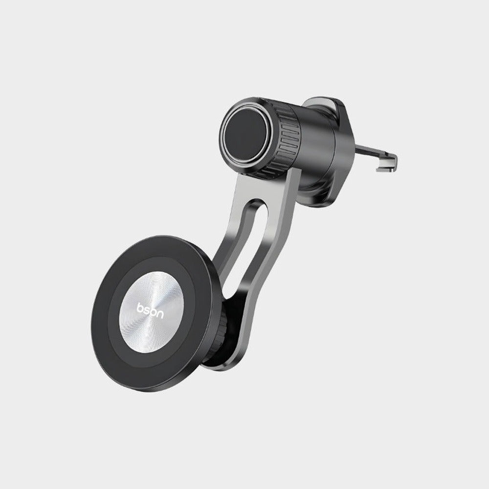 Bson Titan Grip MagSafe Car Phone Holder with a circular suction cup and adjustable arm, shown on a light gray background.
