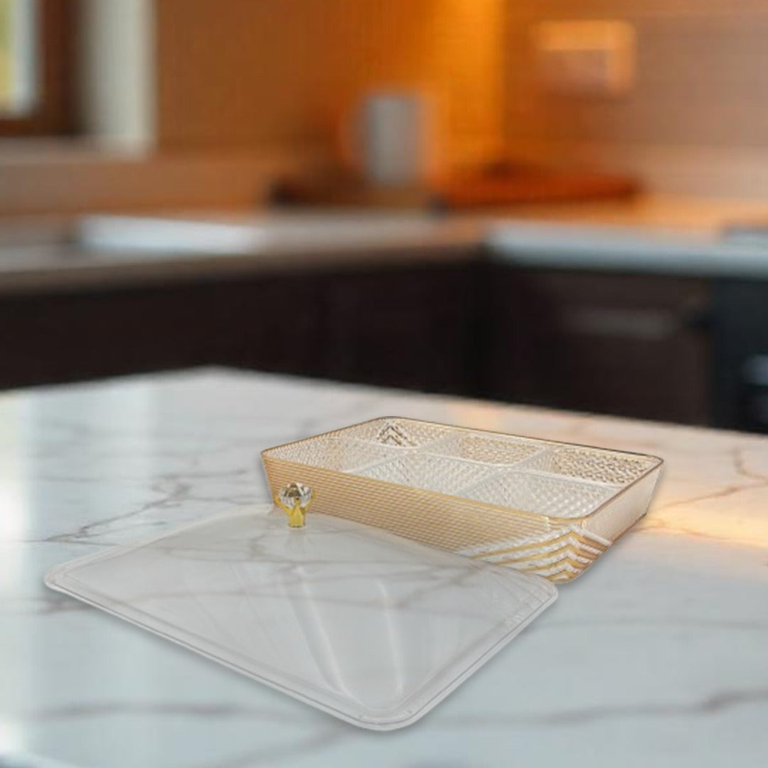 Candy Storage Box with Divided Sections.