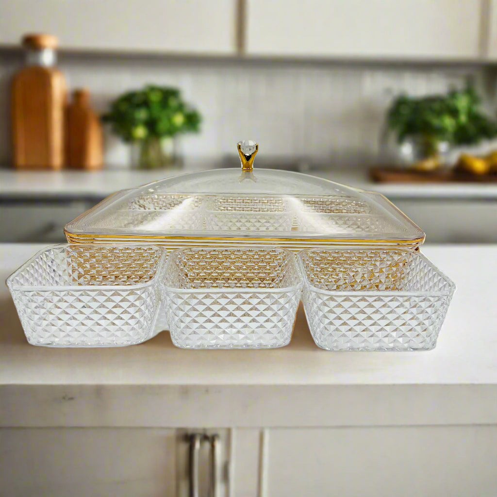 Candy Storage Box with Divided Sections.