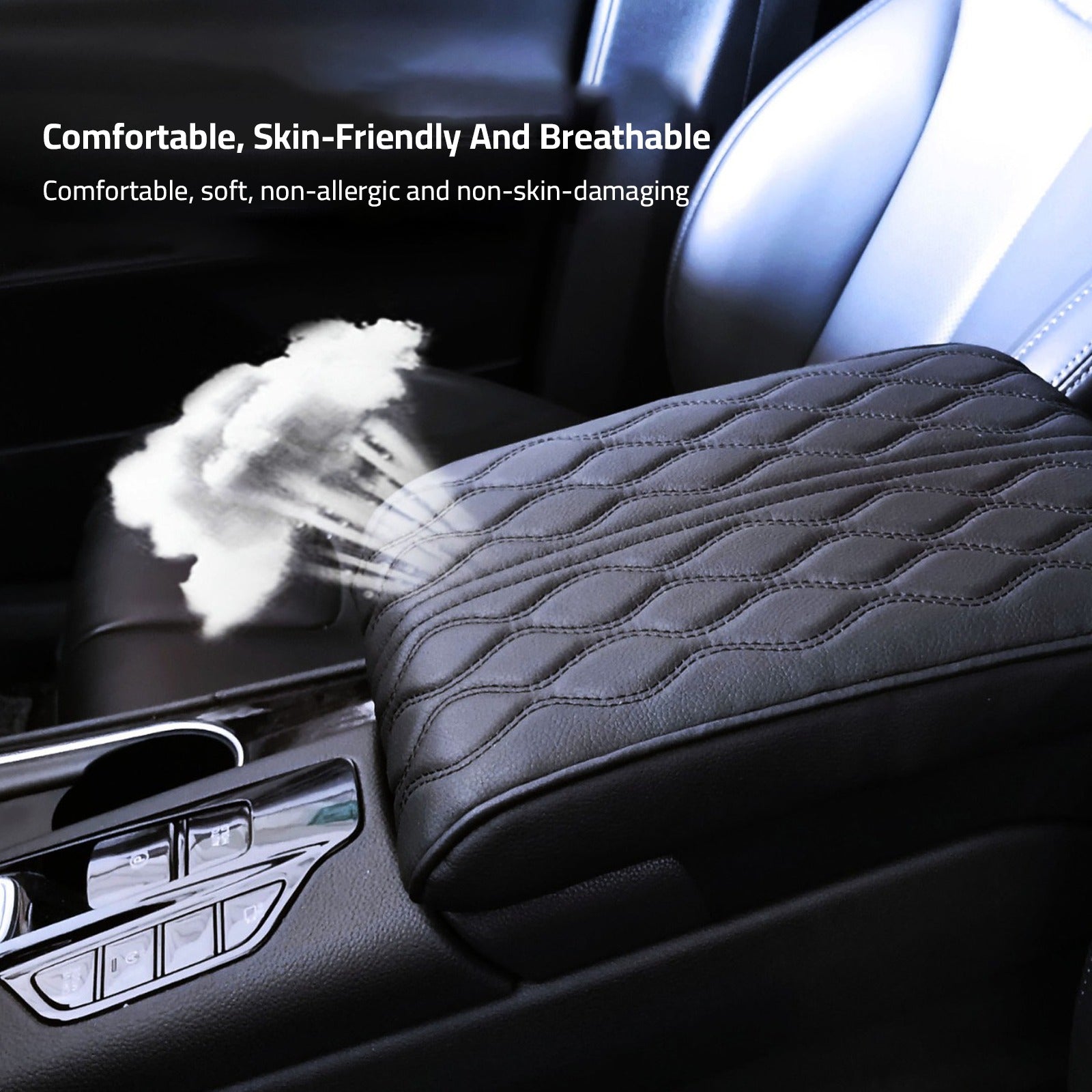Material Quality Of Car Armrest Cushion.