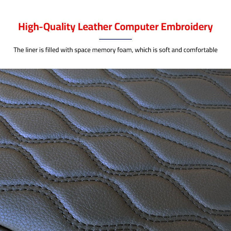 Clear View Of Car Armrest Cushion.