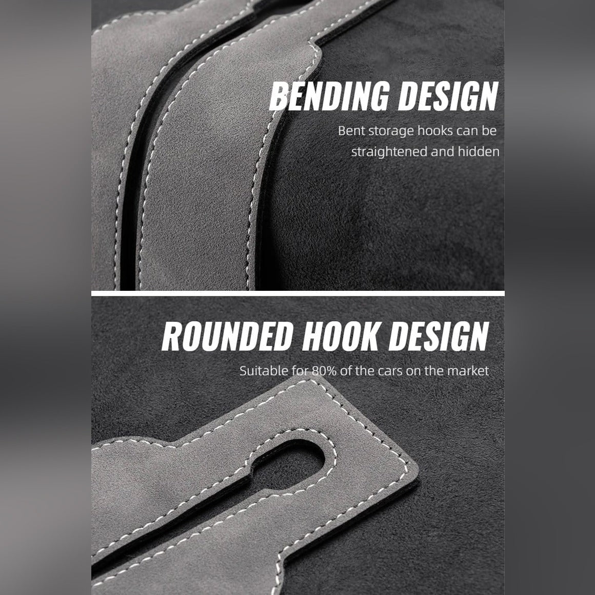 Design of Car Headrest Hanging Hook.