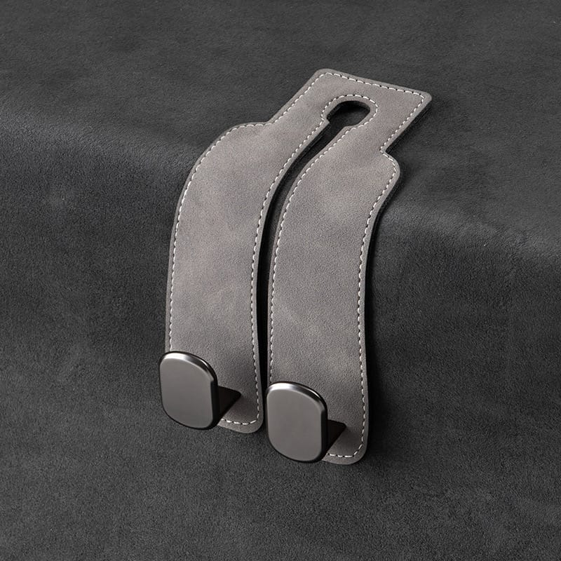 Grey Car Headrest Hanging Hook.